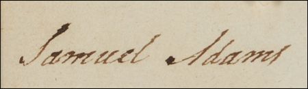 Lot #240 Declaration of Independence: Adams, Samuel - Image 2