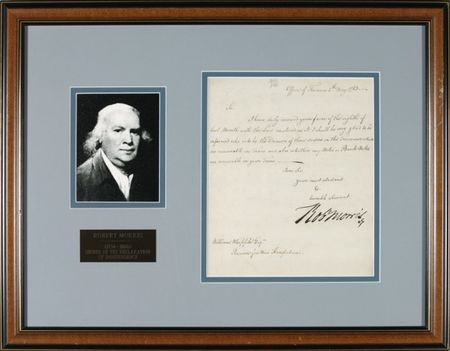 Lot #262 Declaration of Independence: Morris, Robert - Image 1