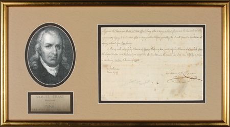 Lot #244 Declaration of Independence: Chase, Samuel - Image 1