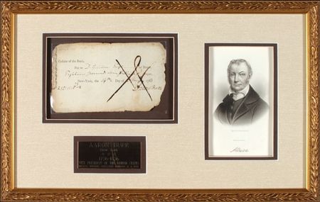 Lot #221 Aaron Burr - Image 1