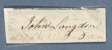 Lot #383 U. S. Constitution: Langdon, John - Image 2
