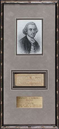 Lot #379 U. S. Constitution: Carroll, Daniel - Image 1