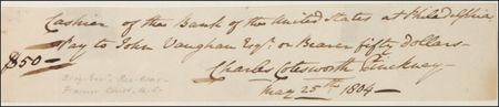 Lot #388 U. S. Constitution: Pinckney, Charles Cotesworth - Image 2