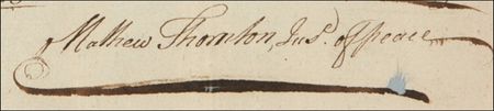 Lot #273 Declaration of Independence: Thornton, Matthew - Image 2