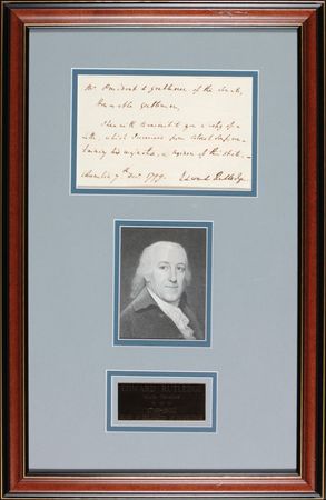 Lot #270 Declaration of Independence: Rutledge, Edward - Image 1