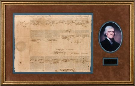 Lot #94 Thomas Jefferson and James Madison - Image 1