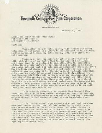 Lot #1101 Laurel and Hardy - Image 2