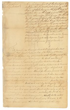 Lot #255 Declaration of Independence: Hooper, William - Image 1