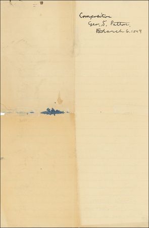 Lot #457 George S. Patton - Image 1