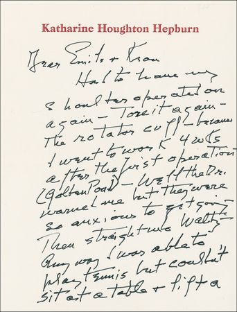 Lot #1069 Katharine Hepburn - Image 1