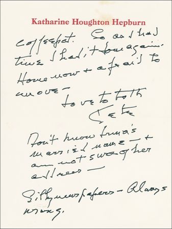 Lot #1069 Katharine Hepburn - Image 2