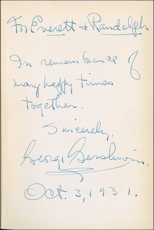 Lot #823 George Gershwin - Image 1
