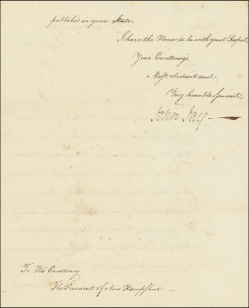 Lot #325 John Jay - Image 1