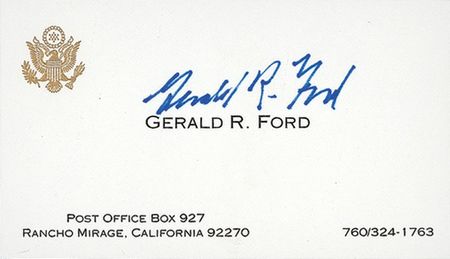 Lot #56 Gerald Ford - Image 1