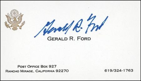 Lot #56 Gerald Ford - Image 2