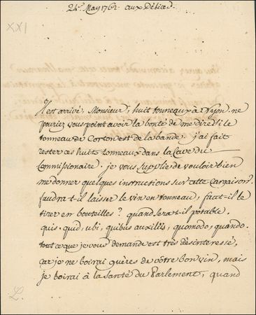 Lot #707 François-Marie Arouet Voltaire - Image 2