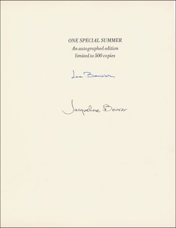 Lot #103 Jacqueline Kennedy and Lee Bouvier - Image 1