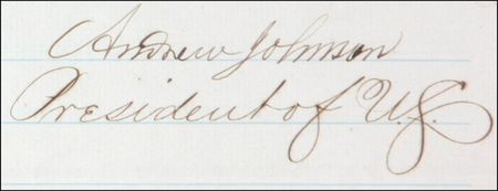 Lot #96 Andrew Johnson - Image 2