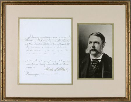 Lot #5 Chester A. Arthur