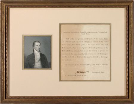 Lot #112 James Monroe - Image 1