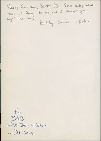 Lot #693 Dr. Seuss - Image 1