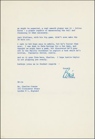Lot #1005 Bing Crosby - Image 1