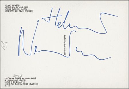 Lot #671 Helmut Newton - Image 1