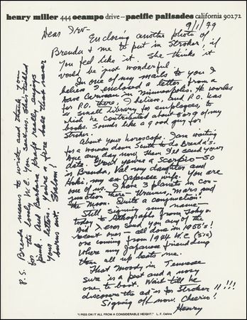 Lot #661 Henry Miller - Image 1