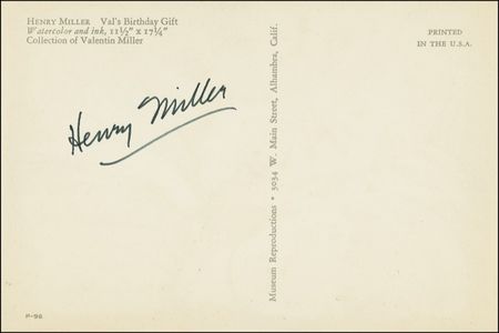 Lot #661 Henry Miller - Image 2