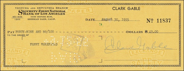 Lot 950 Gone With the Wind: Gable, Clark