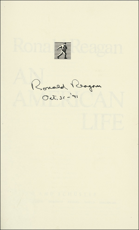 Lot 119 Ronald Reagan