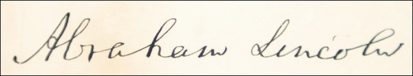 Lot 97 Abraham Lincoln