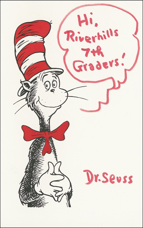 Lot 544 Dr. Seuss