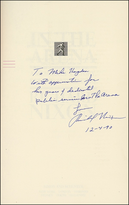 Lot 107 Richard Nixon