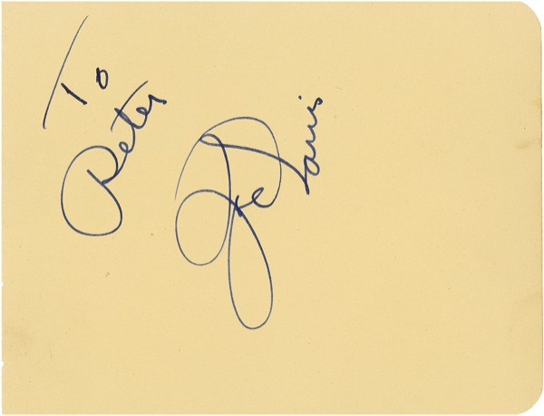 Lot 1393 Joe Louis