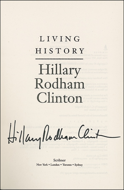 Lot 38 Hillary Clinton