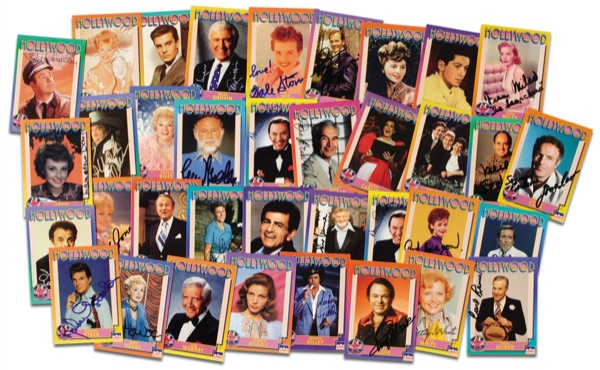 Lot 987 Hollywood Trading Cards