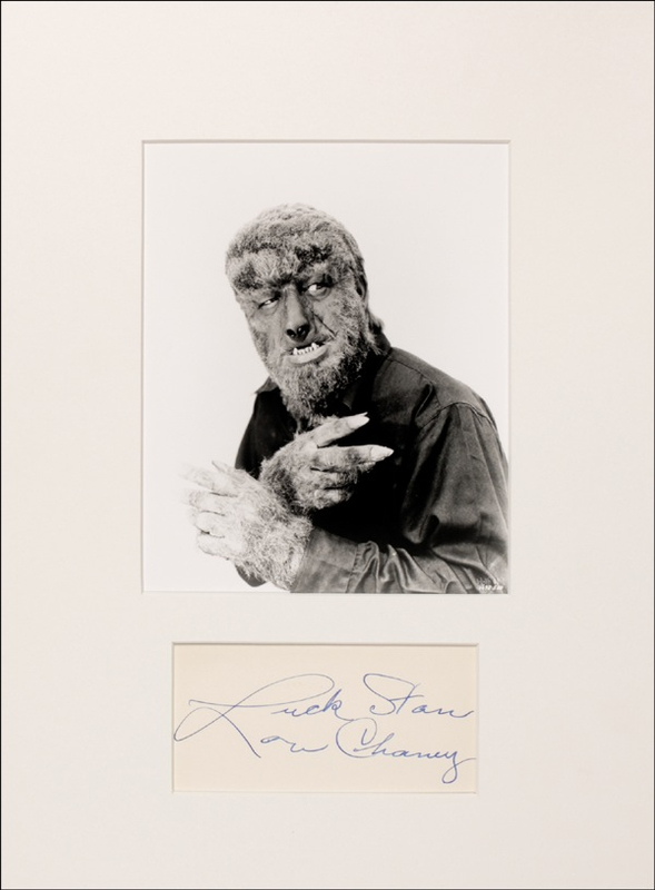 Lot 882 Lon Chaney, Jr
