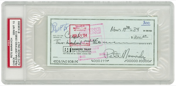 Lot 1400 “Pistol” Pete Maravich