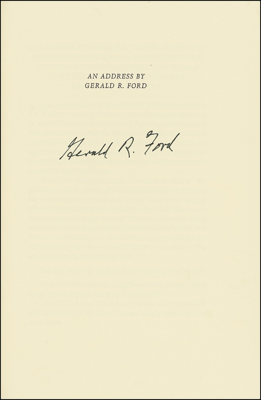 Lot 48 Gerald Ford
