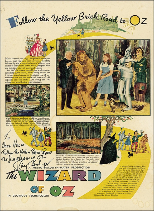 Lot 1187 Wizard of Oz: Bolger, Ray