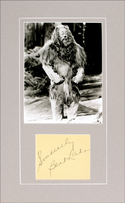 Lot 1200 Wizard of Oz: Lahr, Bert