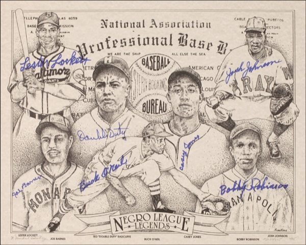 Lot 1245 Baseball: Negro League