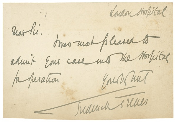 Lot 310 Frederick Treves