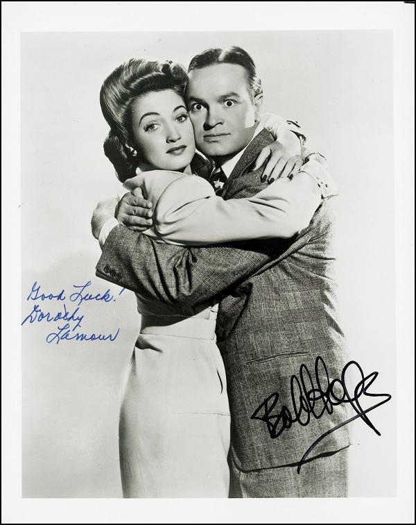 Lot 989 Bob Hope and Dorothy Lamour
