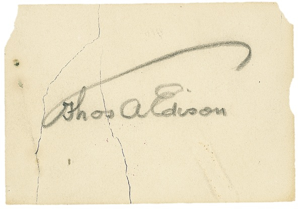 Lot 225 Thomas Edison
