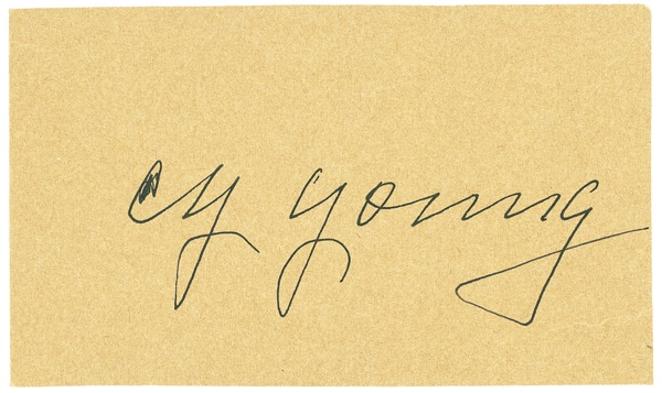 Lot 1530 Cy Young