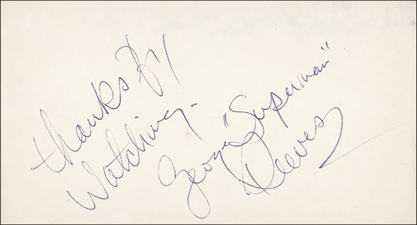 Lot 1092 George Reeves