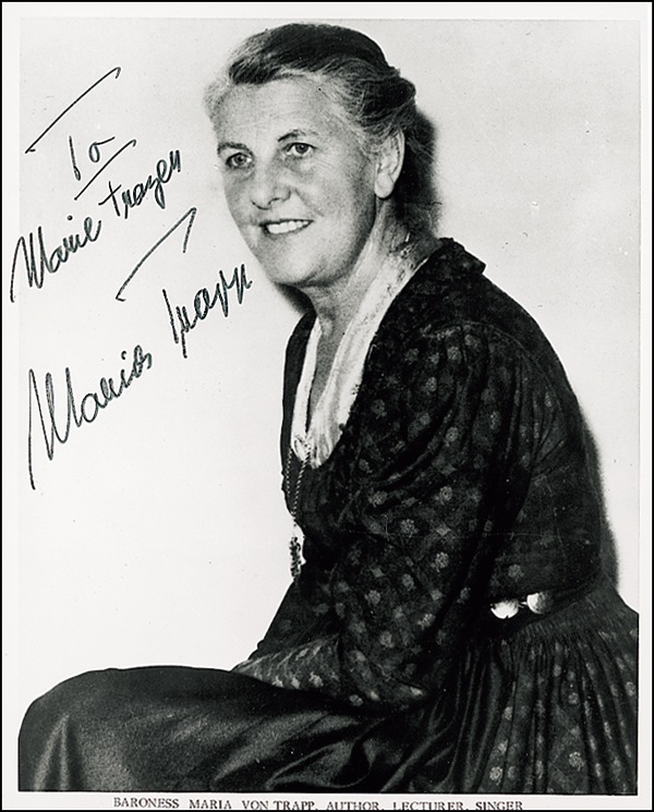 Lot 790 Maria von Trapp