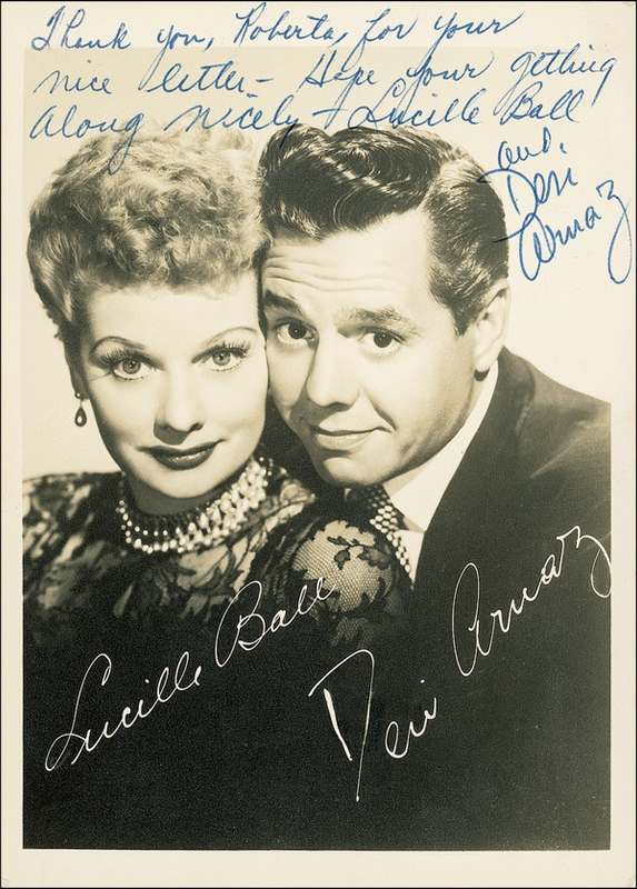 Lot 835 Lucille Ball and Desi Arnaz
